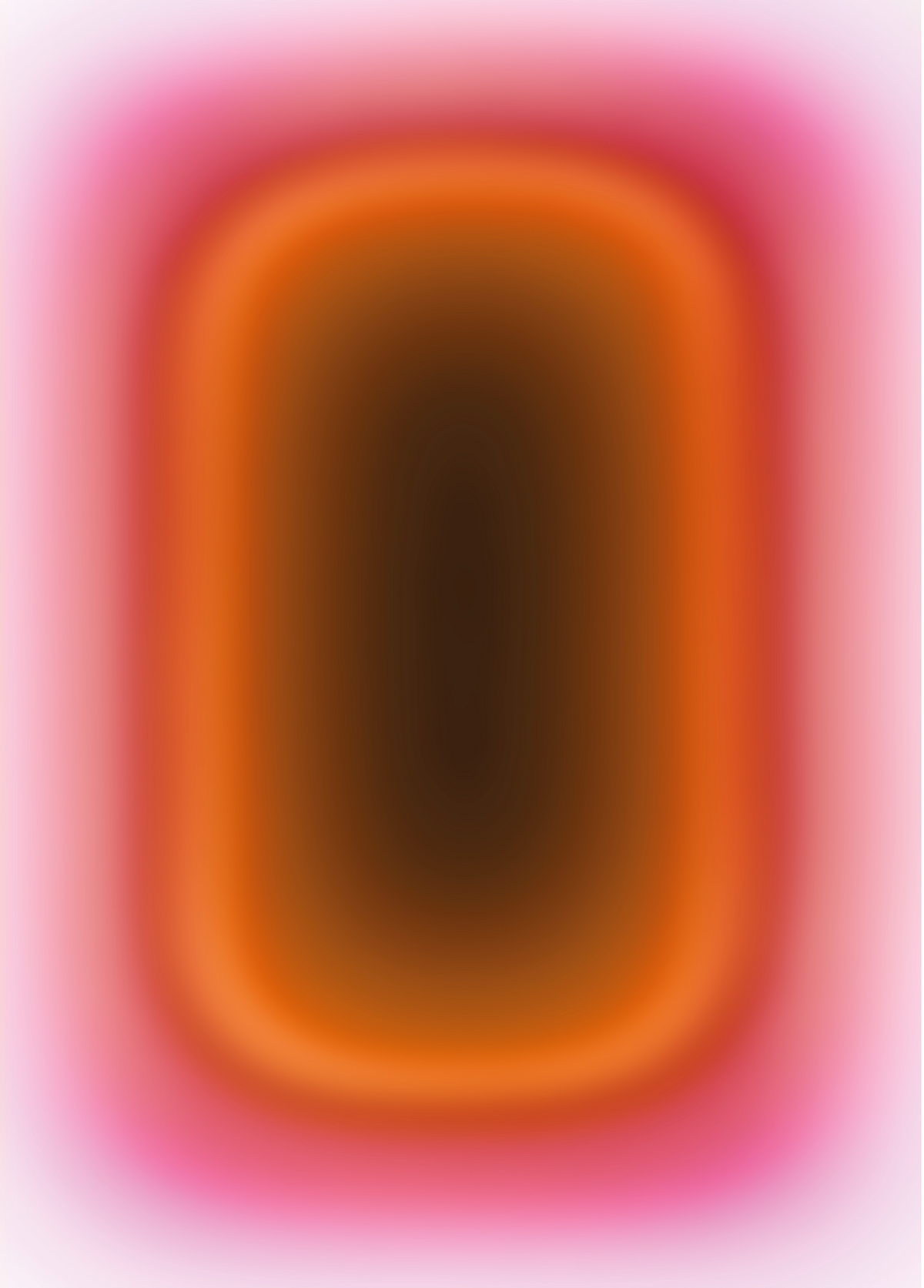 ORANGE PILL – acrylic glass artwork by Luis West, orange gradient on translucent acrylic