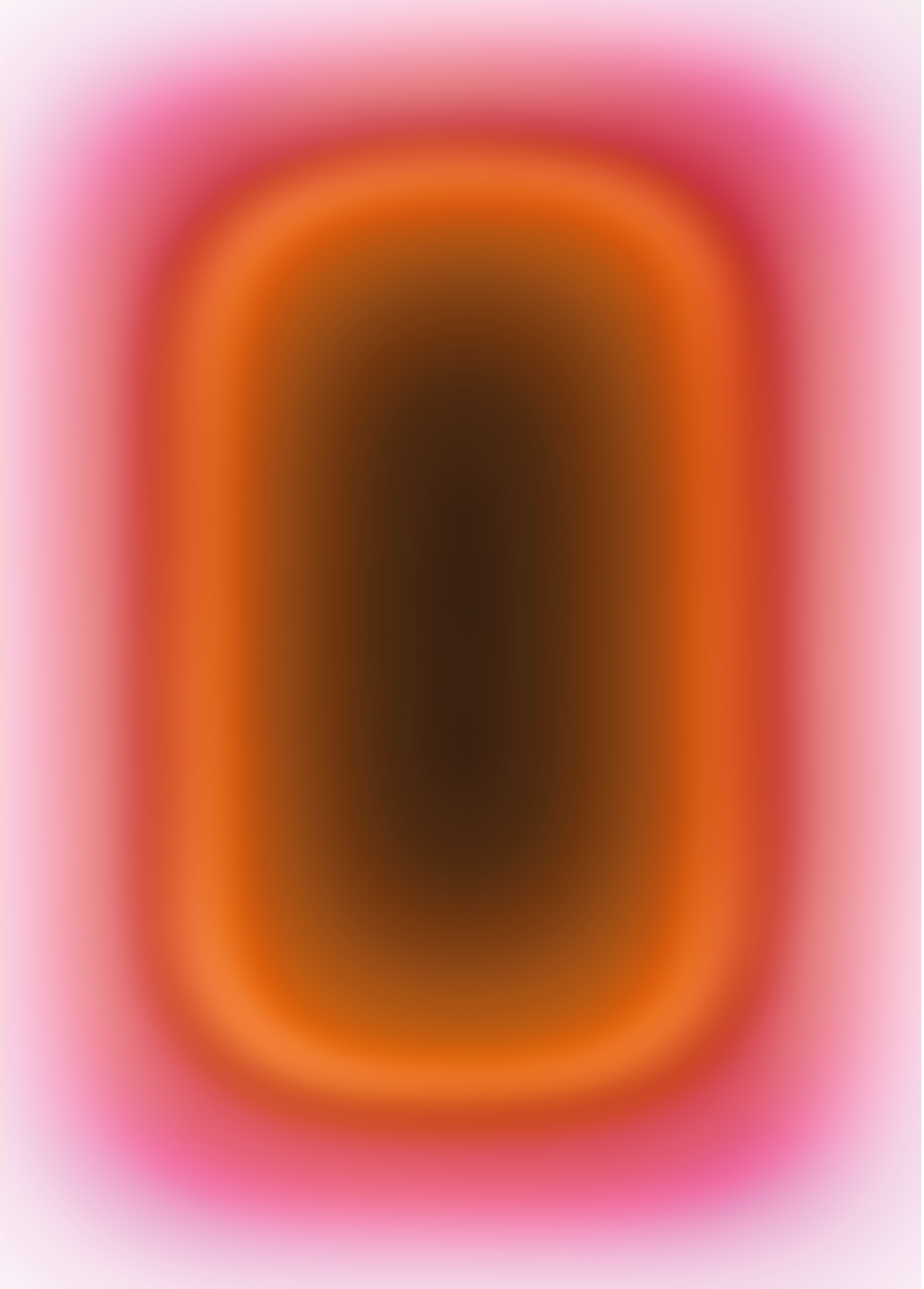 ORANGE PILL – acrylic glass artwork by Luis West, orange gradient on translucent acrylic