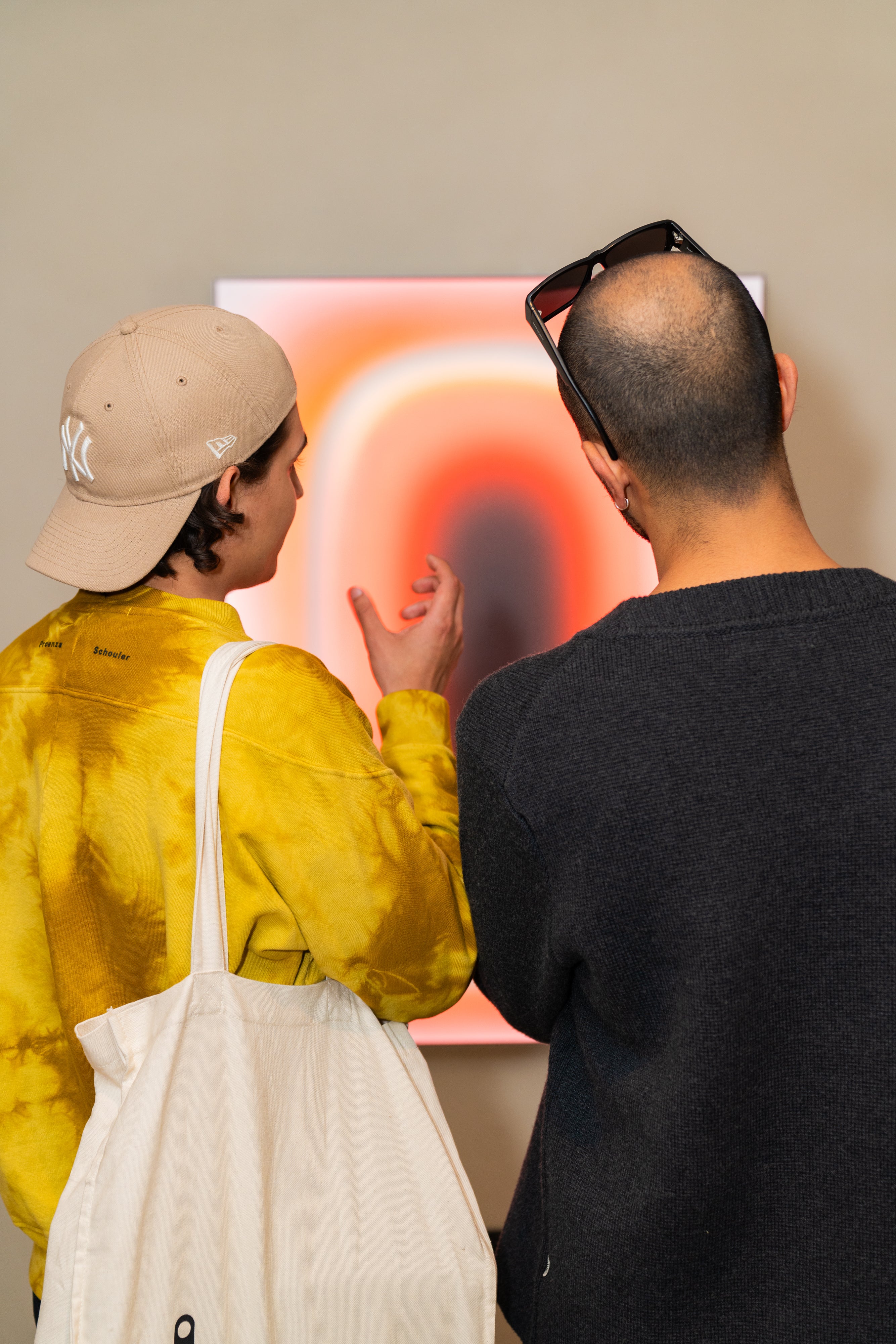 Luis West lightboxes at the five-star SLS hotel in Barcelona