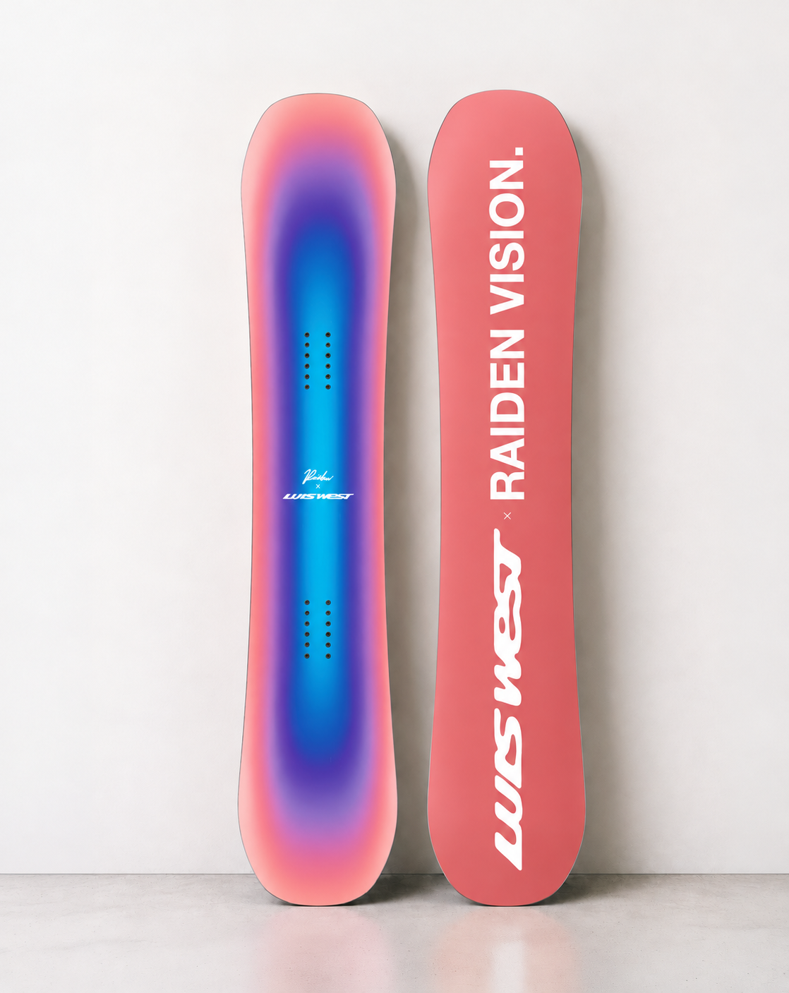 AURORA SNOWBOARD, front and back