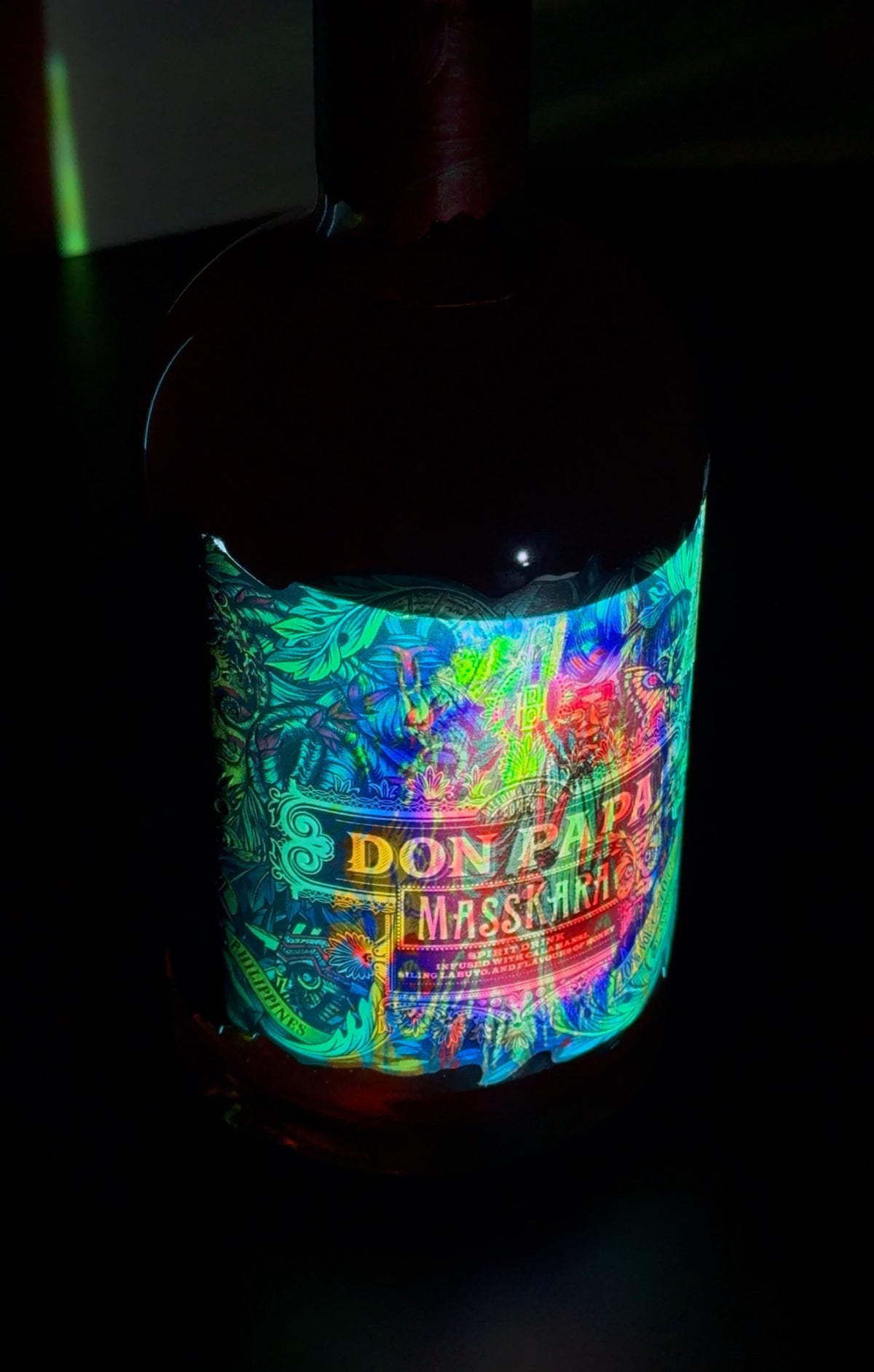 Don Papa Rum staged alongside a Luis West artwork