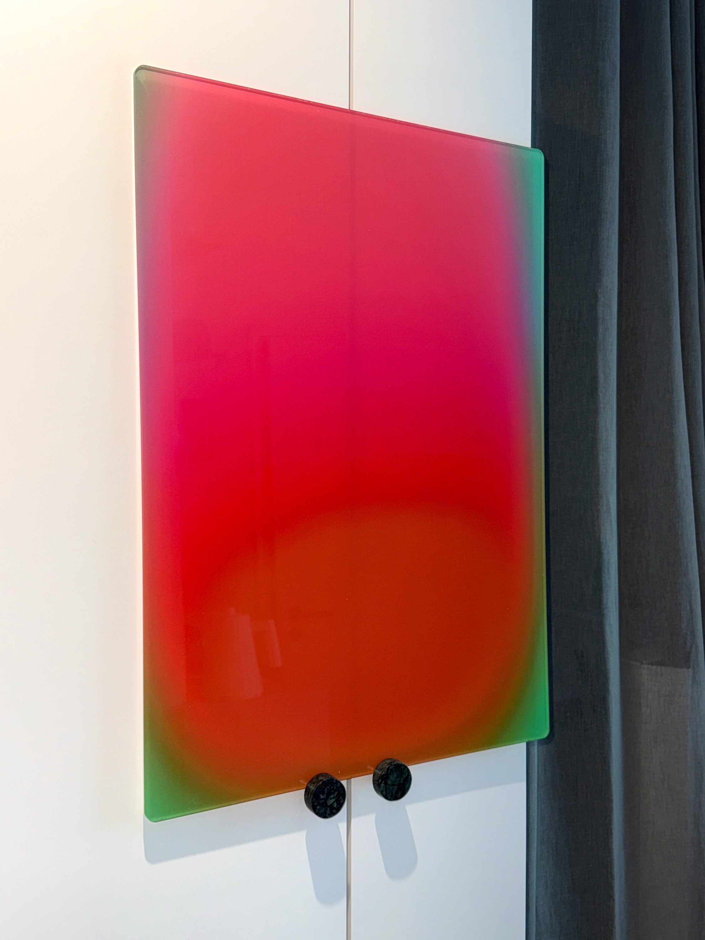 ORANGE DAWN – acrylic glass artwork by Luis West, view 2