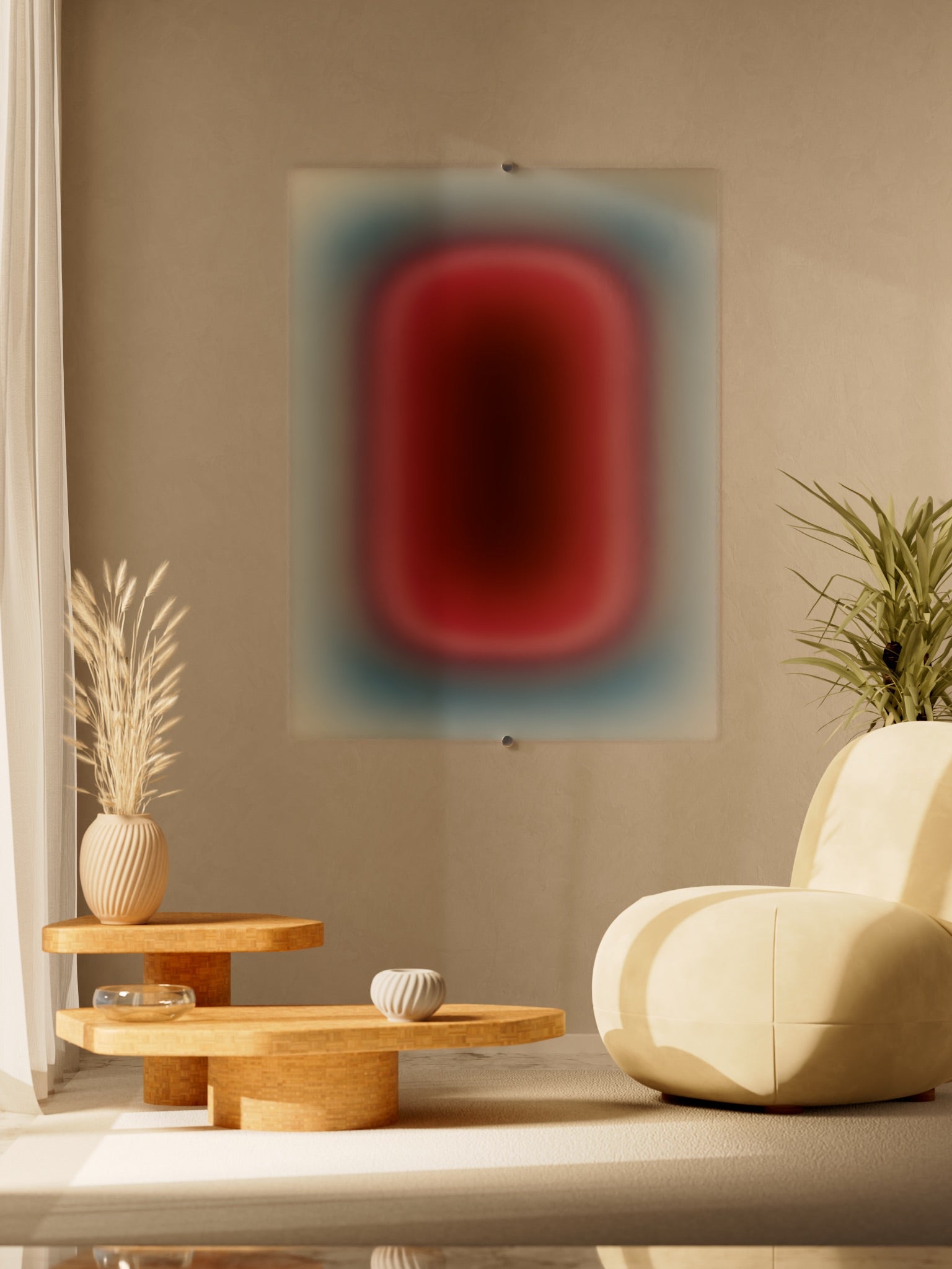 PINK PILL – acrylic glass artwork by Luis West, view 3