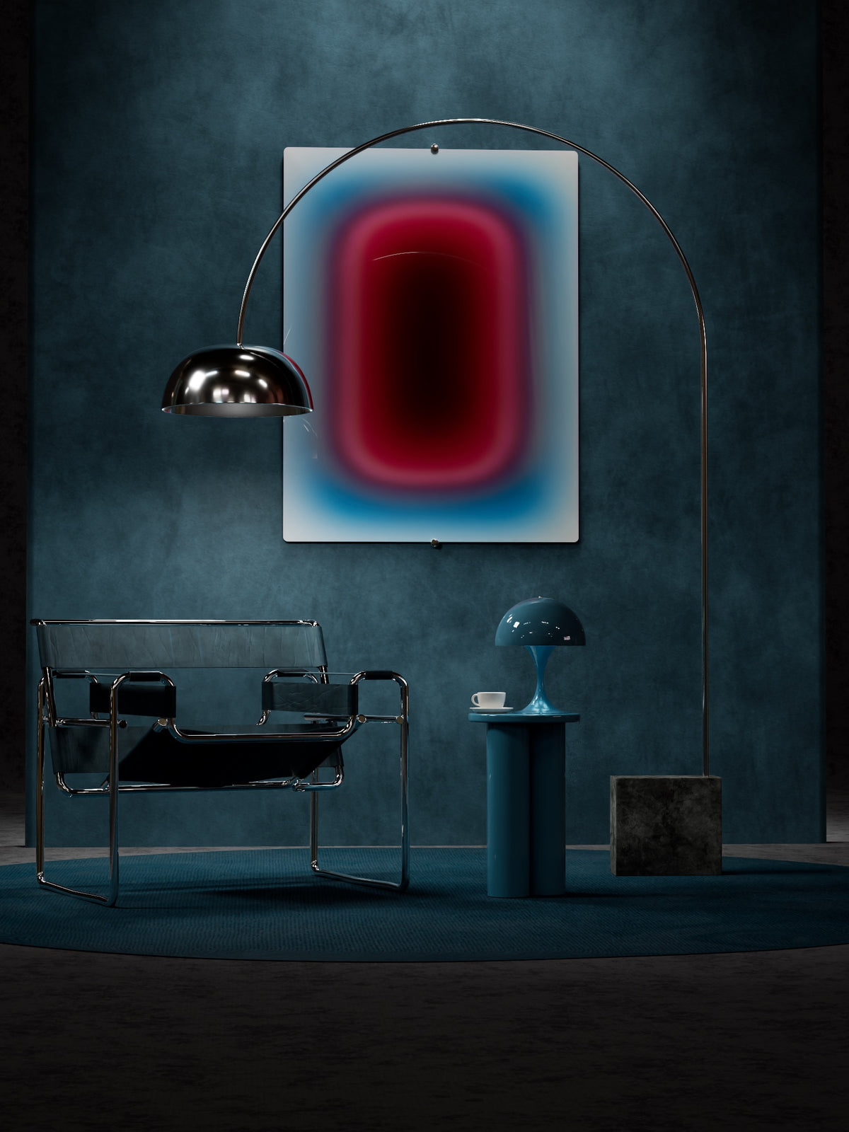 PINK PILL – acrylic glass artwork by Luis West, view 4