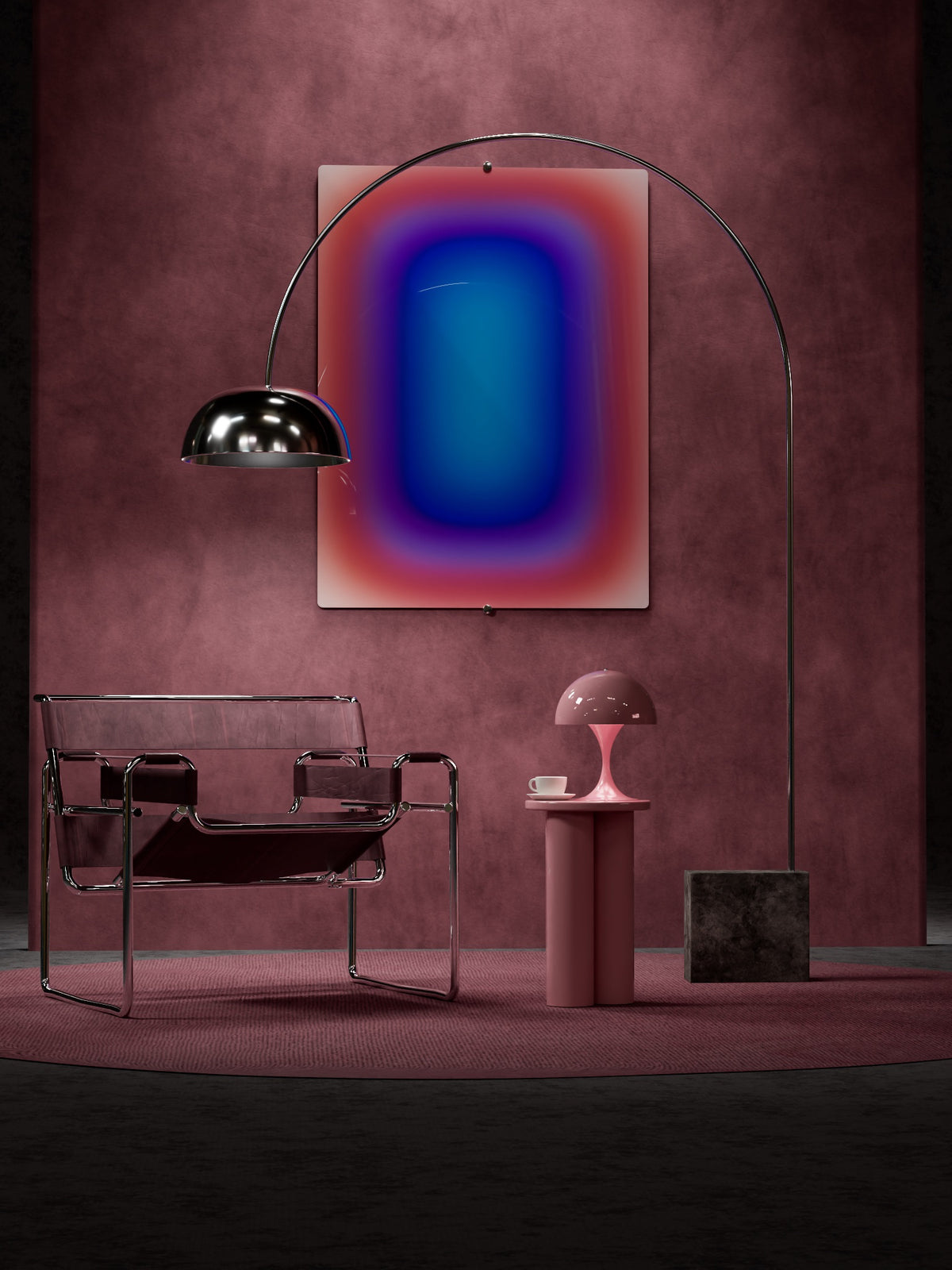 AURORA PILL – acrylic glass artwork by Luis West, view 4