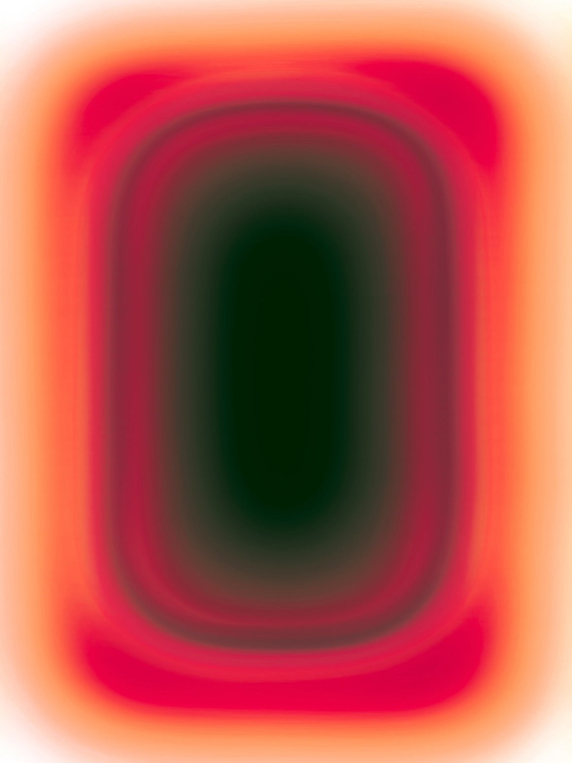 SUNSET FOREST PILL – acrylic glass artwork by Luis West, sunset gradient on translucent acrylic