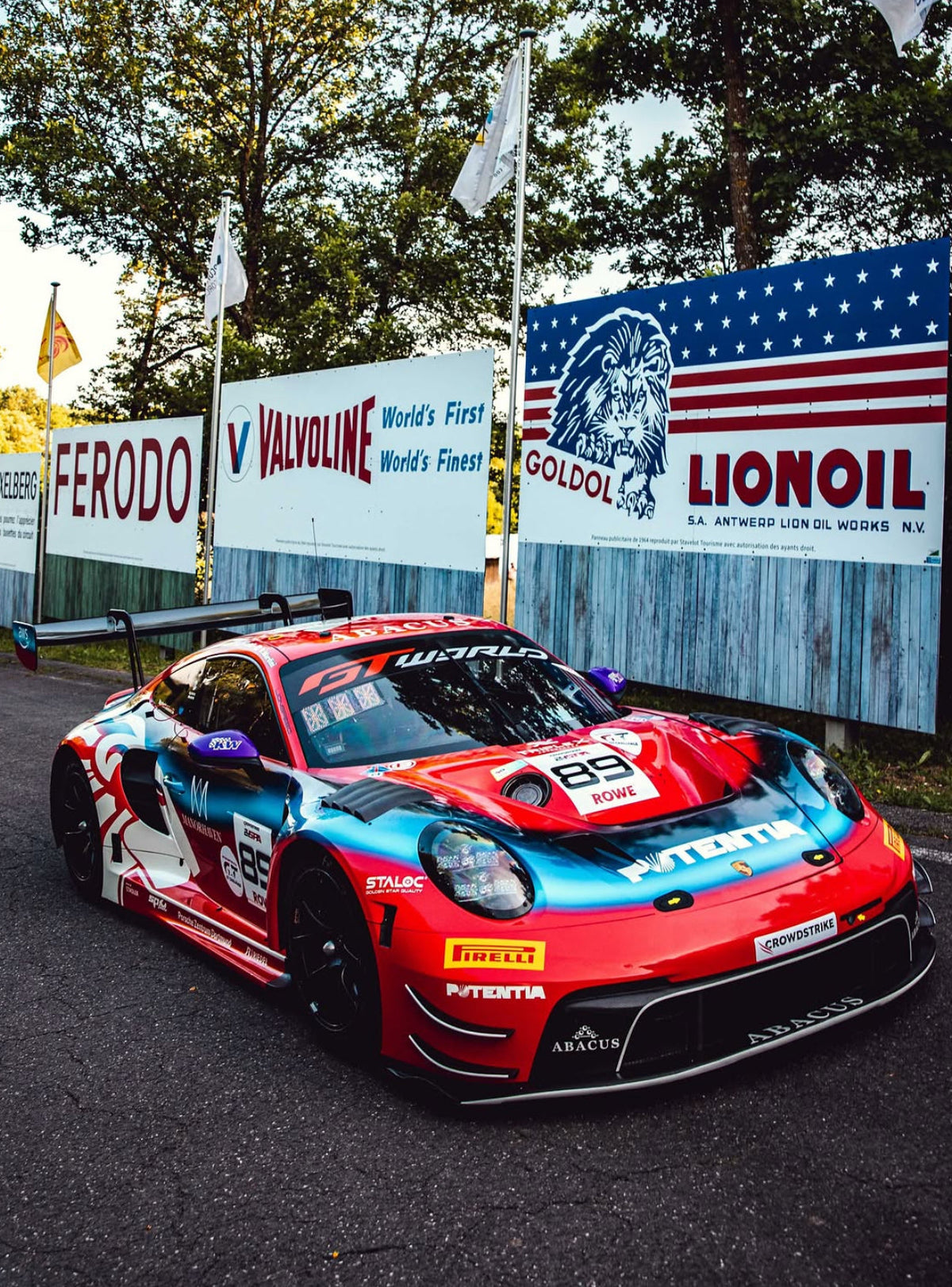 The Lionspeed GP Porsche 911 GT3 R number 89 with the Luis West livery at the 24 Hours of Spa 2026