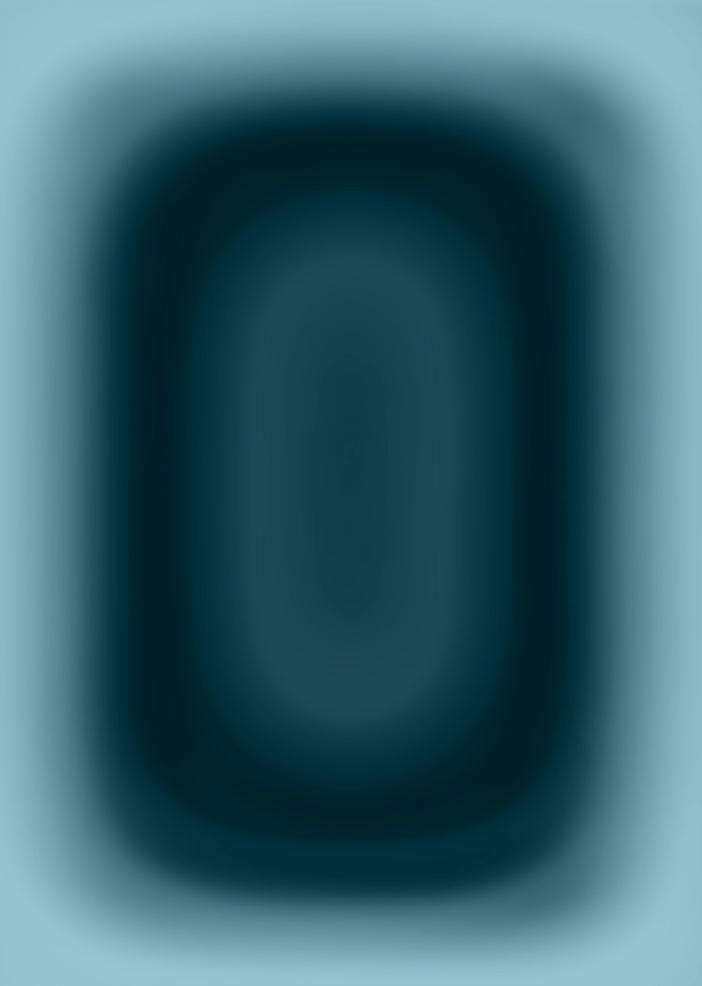 RIVIERA BLUE PILL – acrylic glass artwork by Luis West, deep blue gradient on translucent acrylic