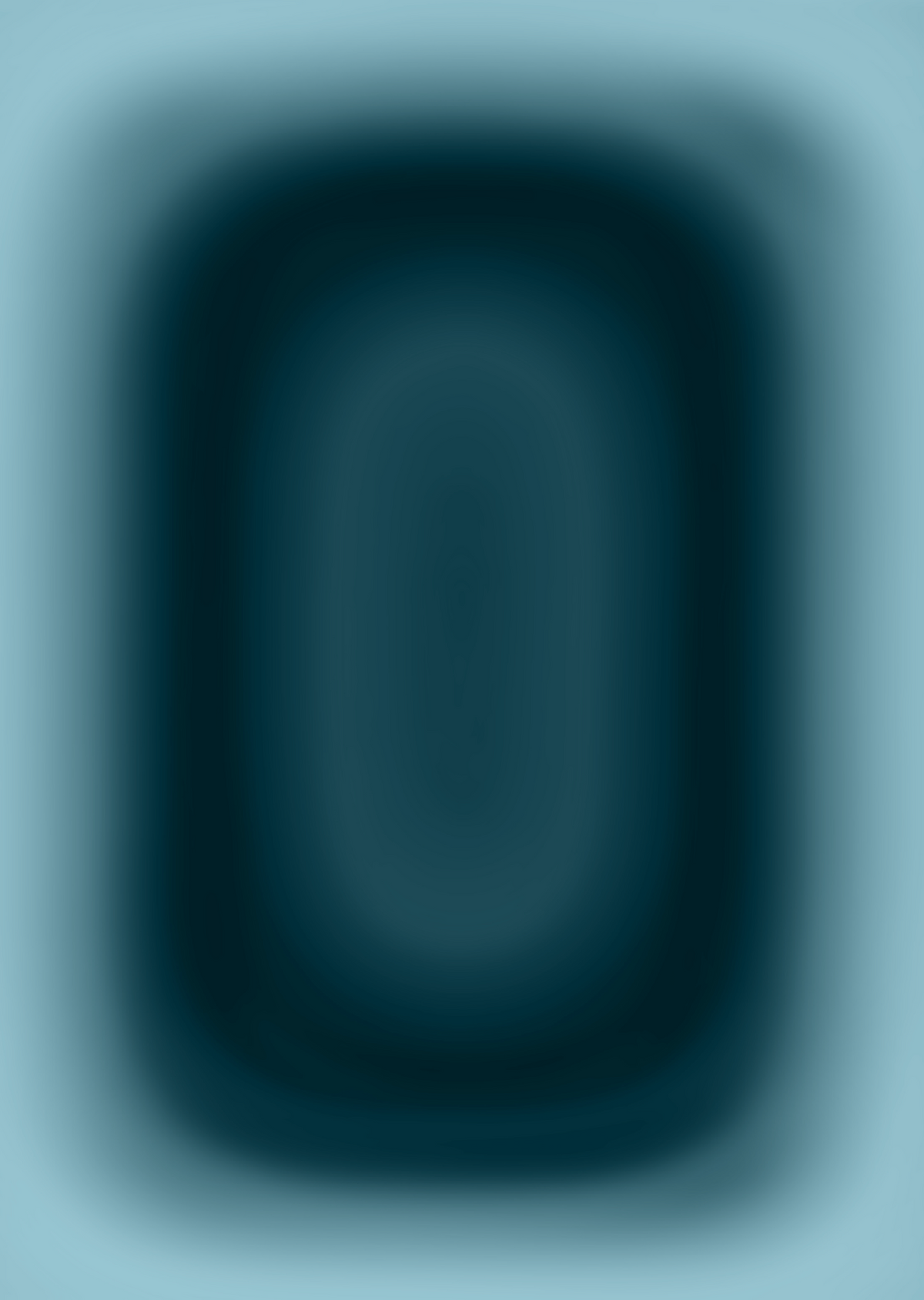 RIVIERA BLUE PILL – acrylic glass artwork by Luis West, deep blue gradient on translucent acrylic